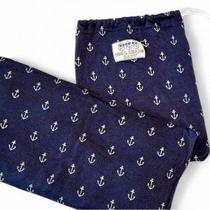 Multi-Use Cover Nursing Car Seat Stroller Sun Navy Blue White Anchor Storage Bag